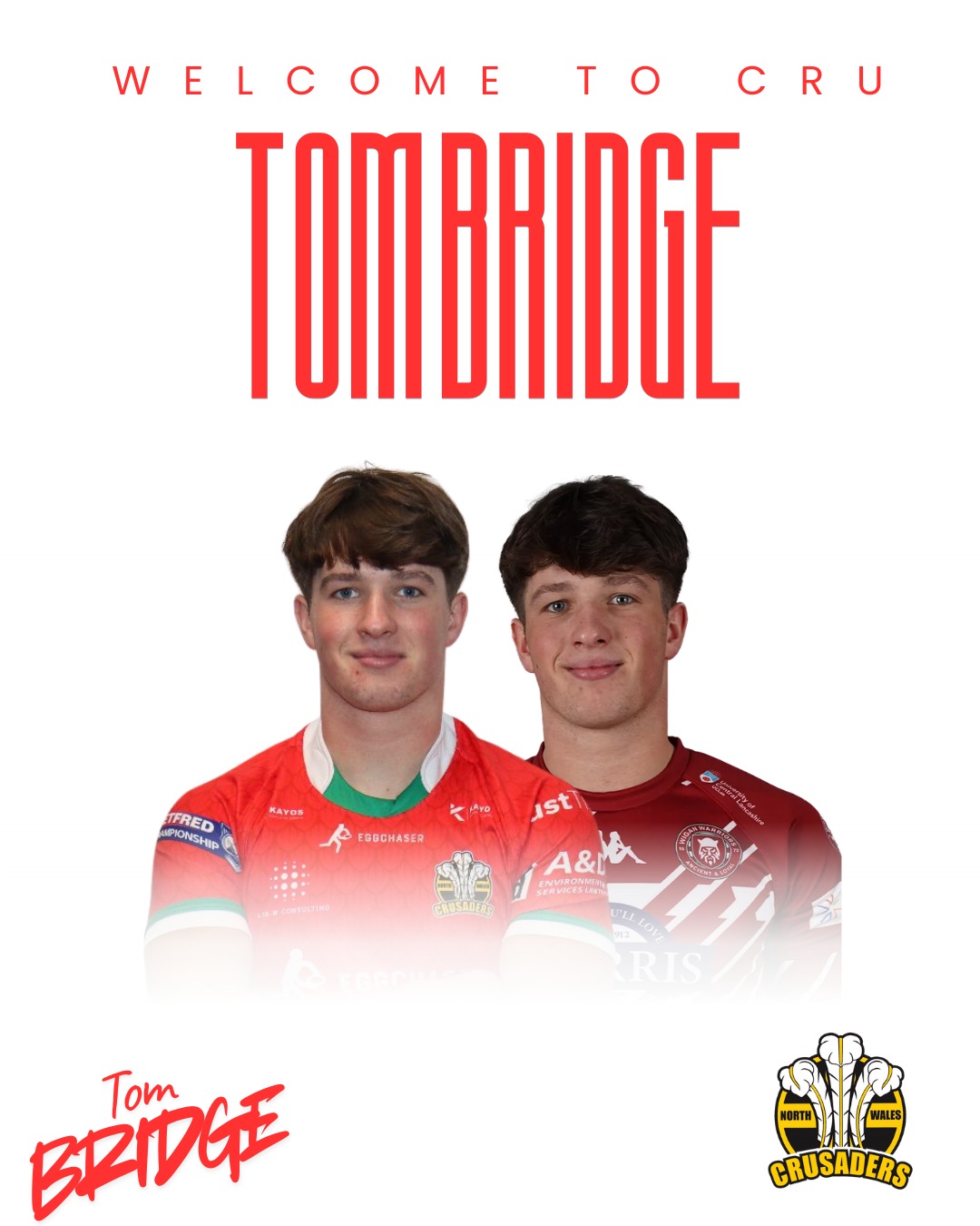 Tom Crosses Across To North Wales