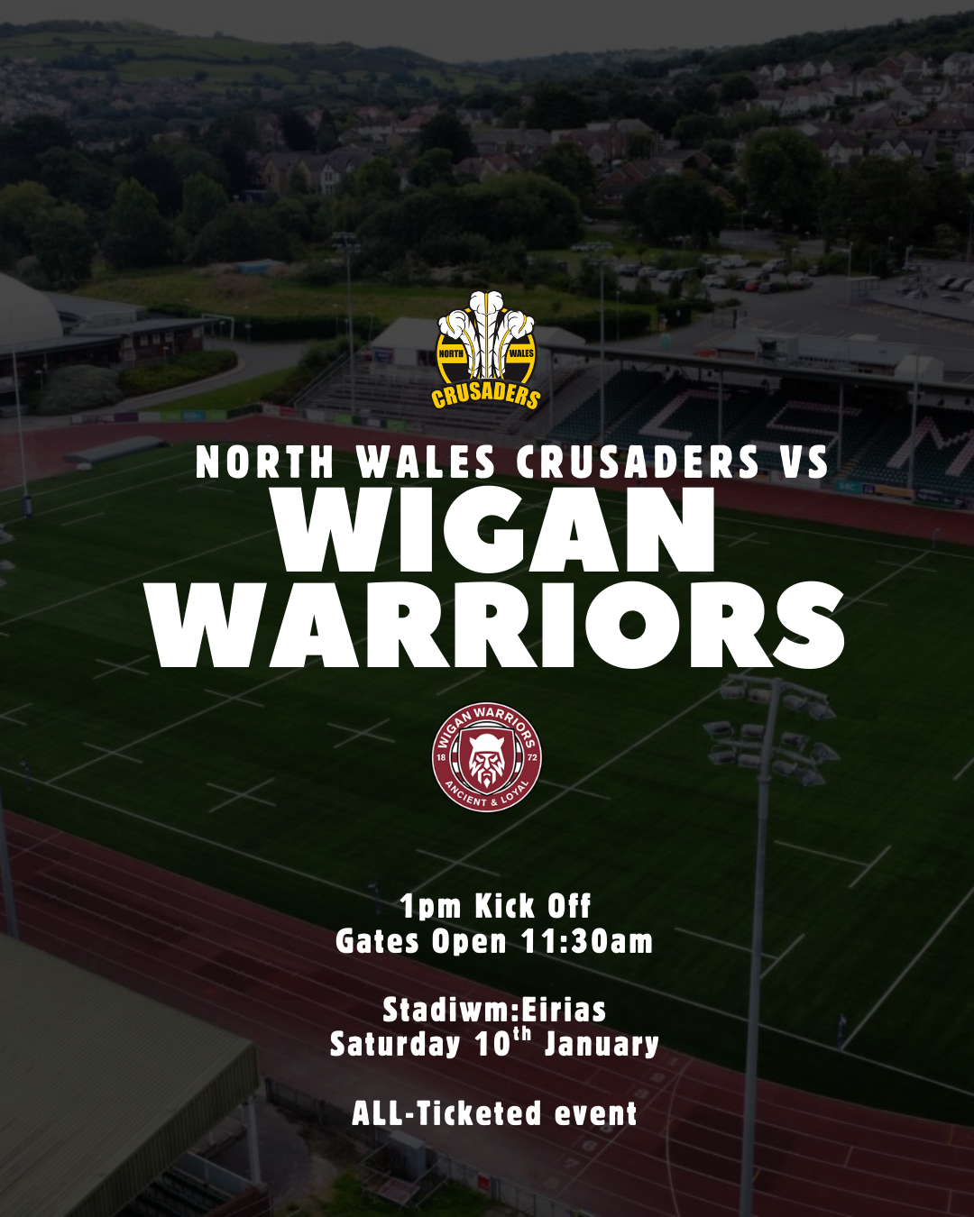 Crusaders to host Wigan next month